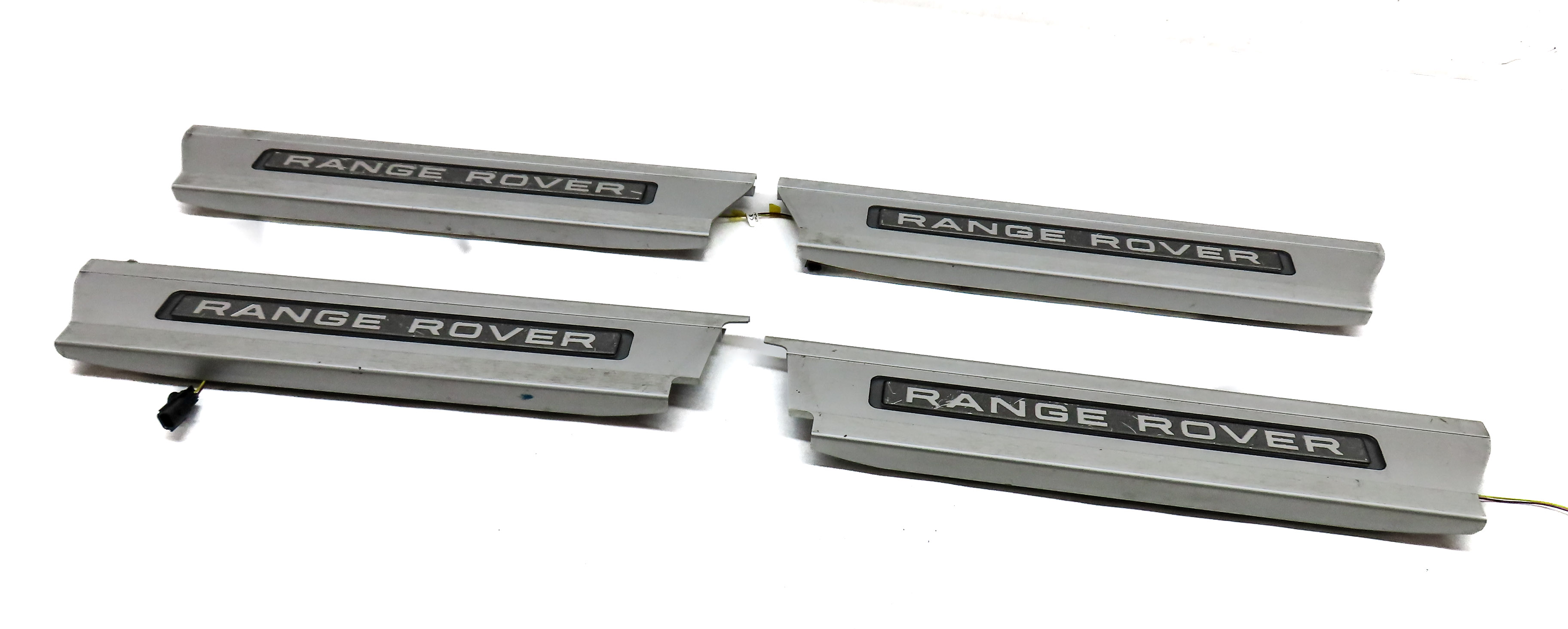 2016 LAND RANGE ROVER (L405) FRONT & REAR LIGHT DOOR SILL SCUFF PLATE SET/4 — exact item pictured